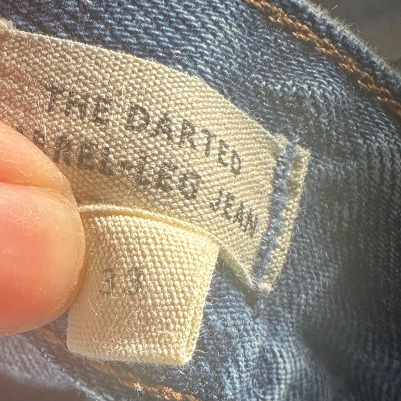 Madewell The Darted Barrel- Leg Jean 33 Wide Leg Medium Wash Denim - Picture 6 of 9